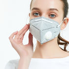 μάσκες σκόνης εκτιμήσεων 4 στρωμάτων FFP, μίας χρήσης γκρίζο χρώμα μασκών προσώπου Earloop
