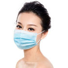 Αντι προερχόμενες από ιό 3 μάσκες διαδικασίας Earloop προσωπικής φροντίδας μασκών προσώπου πτυχών μη υφαμένες