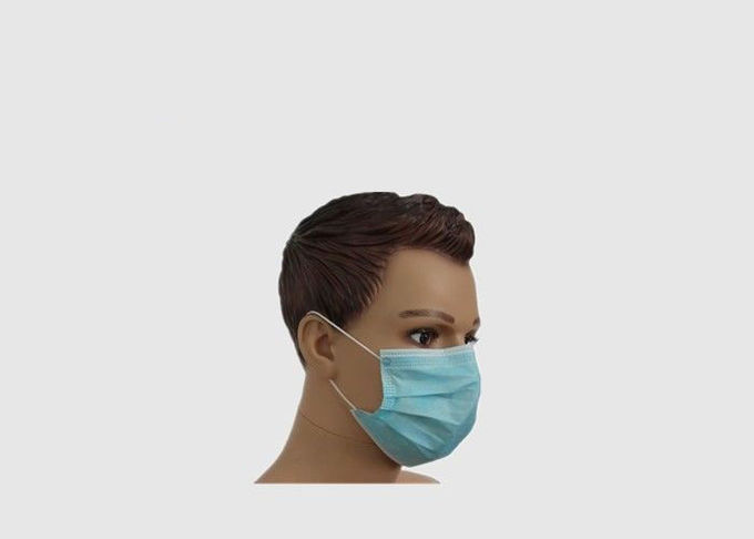 Μίας χρήσης μη τοξική μάσκα φίλτρων σκόνης, μάσκα προσώπου Earloop 3 πτυχών για την προστασία καθαρή