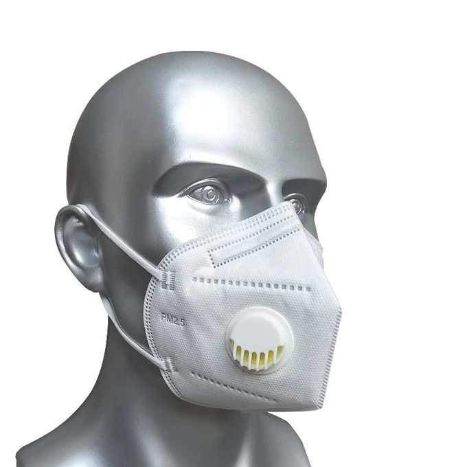 Προσαρμοσμένος διπλώνοντας τη μάσκα FFP2 τρία στρώματα διήθησης προστασίας βακτηριακής