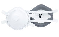 Κίνα Άσπρη μίας χρήσης μάσκα αναπνευστικών συσκευών, μάσκα σκόνης FFP2V για το βιομηχανικό τομέα επιχείρηση