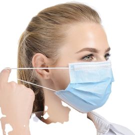 Κίνα Αναπνεύσιμη μπλε μάσκα προσώπου/μίας χρήσης πολυ βαλμένο σε στρώσεις στερεοφωνικό σχέδιο στοματικών μασκών εργοστάσιο