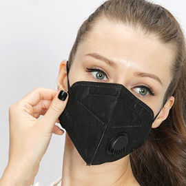 PM2.5 προστατευτική διπλώνοντας μάσκα προσώπου σκόνης N95 με αναπνευστική συσκευή φίλτρων βαλβίδων την υφαμένη μη