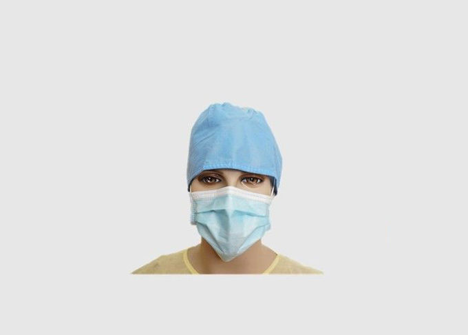 Υψηλή διήθηση 3 μάσκα προσώπου πτυχών, μάσκα προσώπου απόδειξης σκόνης με τον ελαστικό βρόχο αυτιών
