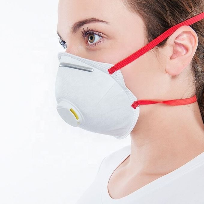 Κυπελοειδής μίας χρήσης μάσκα αναπνοής, υδροδιαλυτή αναπνευστική συσκευή μασκών σκόνης