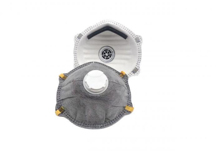 Πρακτική αναπνευστική συσκευή φίλτρων άνθρακα, μίας χρήσης μάσκα σκόνης για προσωπικό προστατευτικό